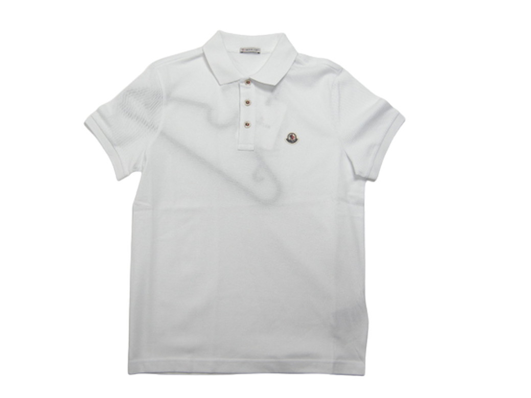 2022SS■サイズXL■新品 本物保証■モンクレール/MAGLIA POLO MANICA C/半袖/ポロシャツ/POLO SHIRT/メンズ/MONCLER/001/ホワイト/白