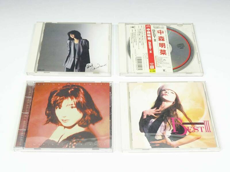 ◆(NS) 中森明菜 BEST3枚 UNBALANCE+UNBALANCE1枚 CD 4枚セット アイドル ジャパニーズ ポップ 昭和曲 歌謡曲
