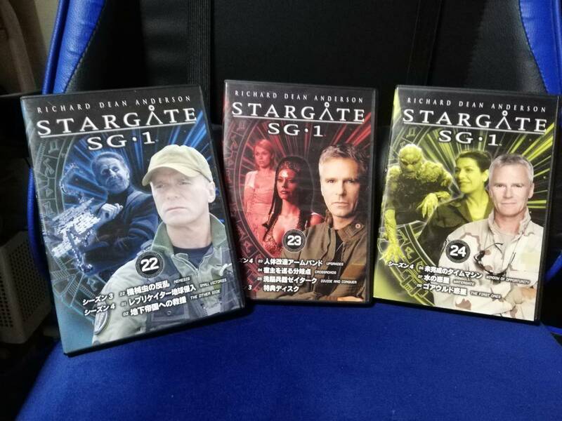 【DVD】 デアゴスティーニ スターゲイト DVDコレクション 22-24巻 3巻セット SG-1 STARGATE 海外ドラマ