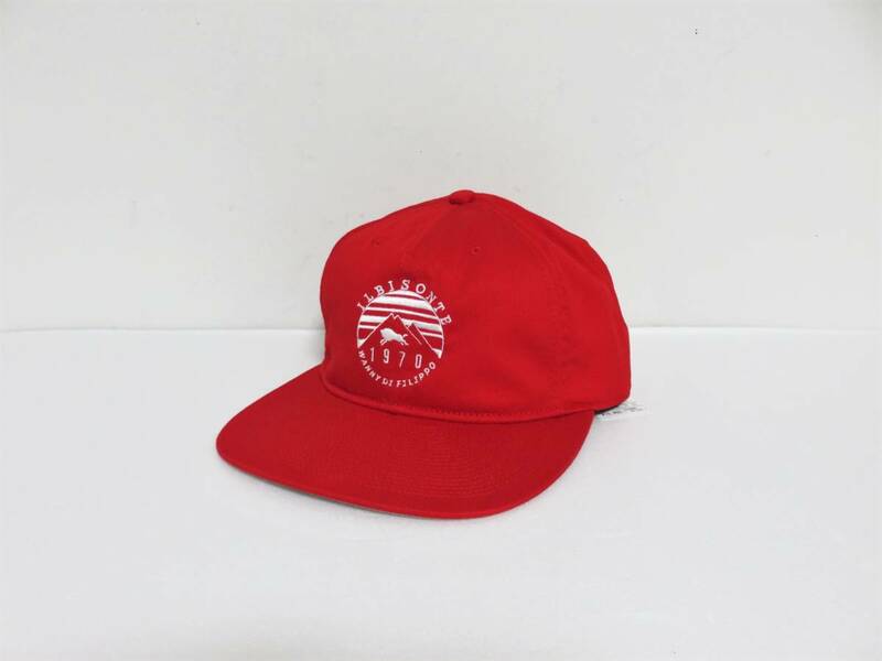 送料無料 新品 IL BISONTE × POTEN キャップ M レッド 日本製 イルビゾンテ 帽子