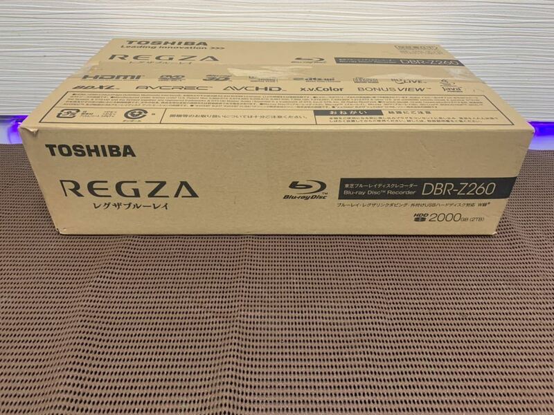 東芝レグザ2TB HDDブルーレイレコーダー DBR-Z260中古美品メンテナンス済み箱付き