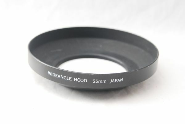 ☆WIDEANGLE HOOD 55mm 55㎜径 メタル レンズ フード (2)