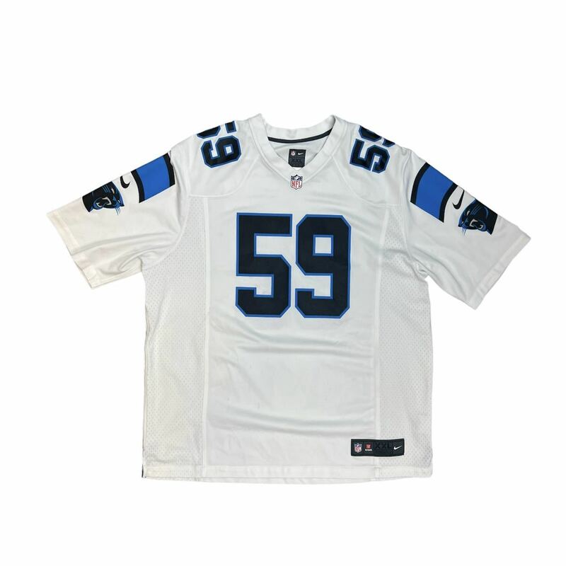 00s ナイキ NFL サイズXXL nike Carolina Panthers パンサーズ　アメフト　hiphop bboy street ヒップホップ　ビーボーイ