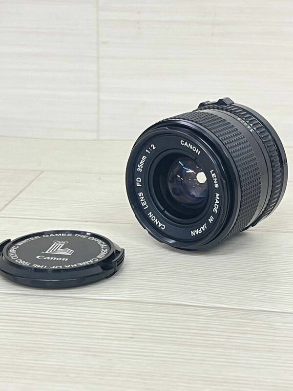 [ML7424]状態良！【Canon/キヤノン】F2 カメラ レンズ EF32mm 広角 単焦点レンズ EFレンズ
