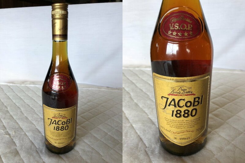 古酒　ヤコビ社ユナイテッドリカーGerman Brandy Jacobi 1880 VSOP　700ml 40%▼未開栓ドイツブランデー