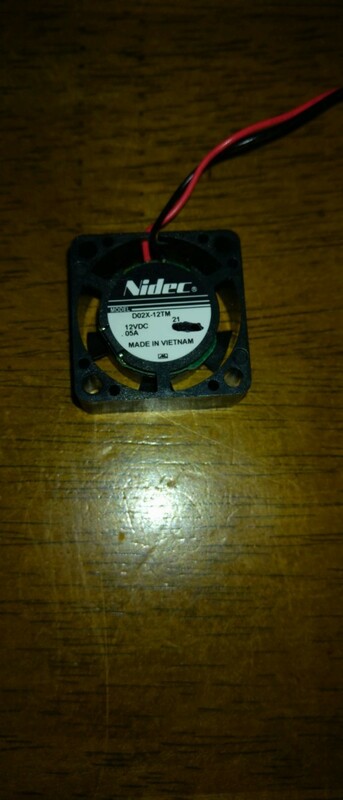 新品　NIDEC D02X-12TM DC12V .05A 25*25*10MM　ファン　ニデック