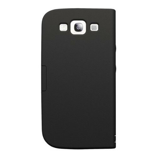 スマホケース カバー Galaxy S III Freshfiber ブラック 黒 ジャケット型 Freshfiber Book for Samsung GALAXY S III Graphite Black