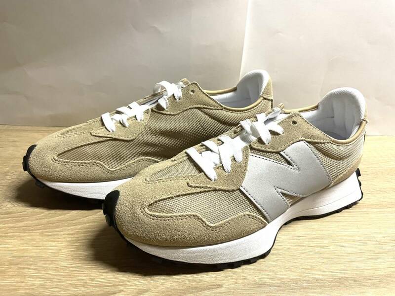 未使用 ニューバランス MS327ME1 ベージュ 27cm D new balance