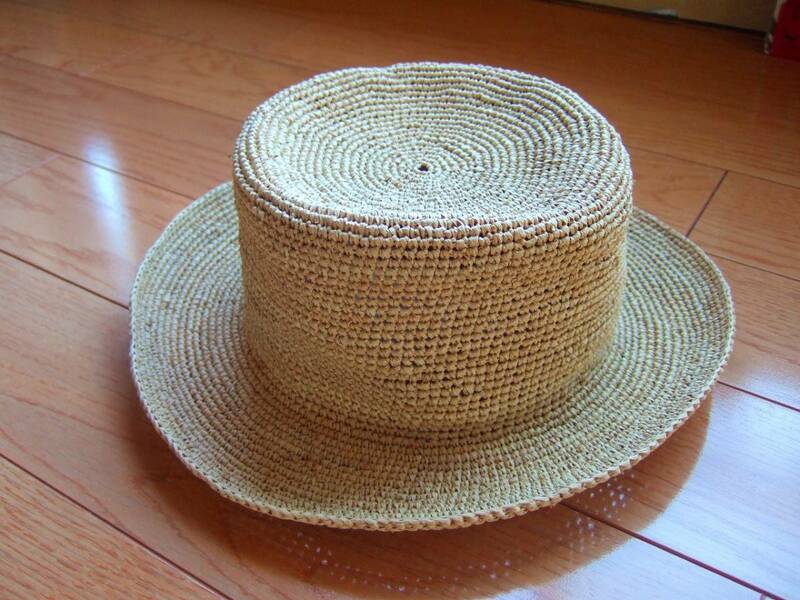パナマ帽 エクアドル製 55cm パナマ草 100% Panama hat plant パナマ帽老舗 Ecua-Andino.com 男女 Hand-made in Ecuador 廃番デザイン