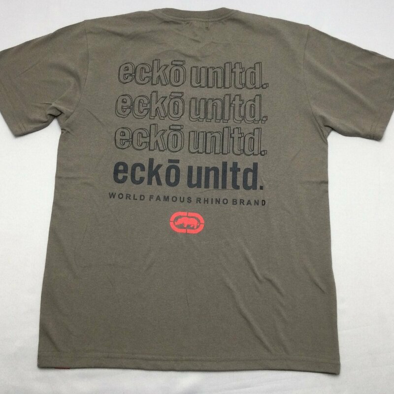 【送料無料】【新品】ecko unltd. メンズ半袖Ｔシャツ　　　L　 　 ベージュ★22304