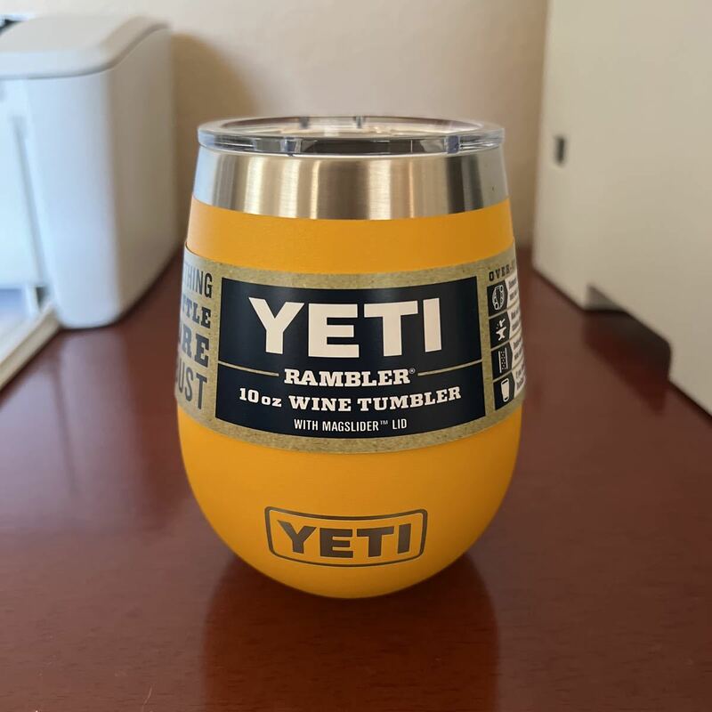 YETI イエティ ランブラー 10オンス　ワイン　タンブラー イエロー