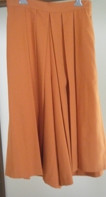 ★chocol　raffin　robeショコラフィネローブワイドパンツ　オレンジ色　Ｆ★