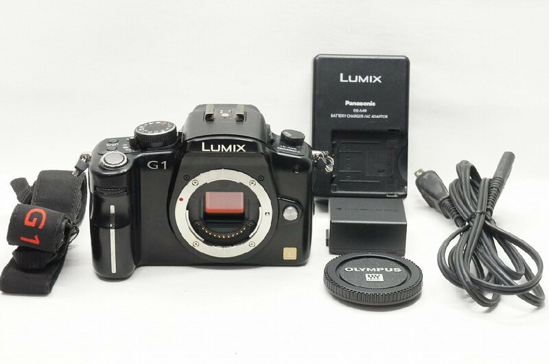 【アルプスカメラ】Panasonic パナソニック LUMIX DMC-G1 ボディ ミラーレス一眼カメラ ブラック 230730a