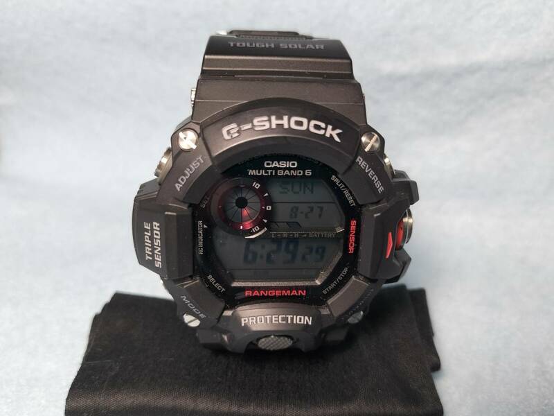 ♪ CASIO G-SHOCK GW-9400J レンジマン カシオ・ジーショック 腕時計 電子 ソーラー 防水 防圧 行動派 アウトドア派向け 送料無料！