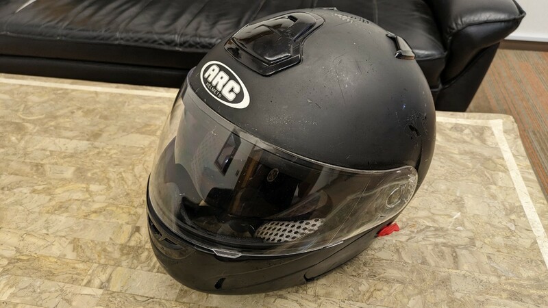 ARC ヘルメットサイズL フルフェイスヘルメット マットブラック