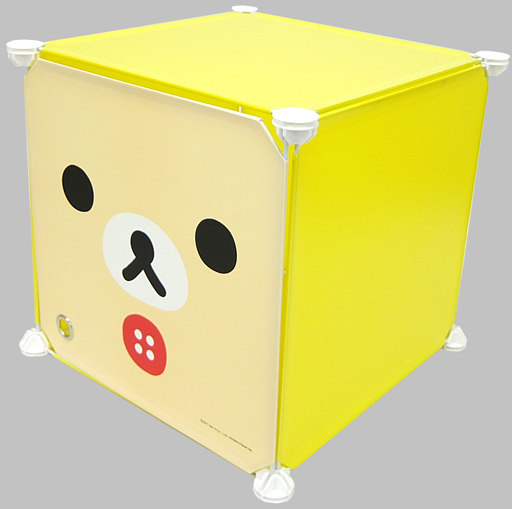 リラックマ　フェイス　連結組み立て収納BOX　コリラックマ単品　おもちゃ箱　約３５×３５cm