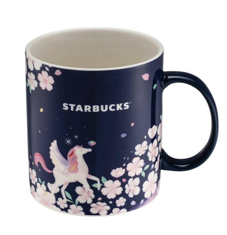 即決 新品 スターバックス 夜桜 さくら 白馬 マグカップ 1 海外限定 473ml