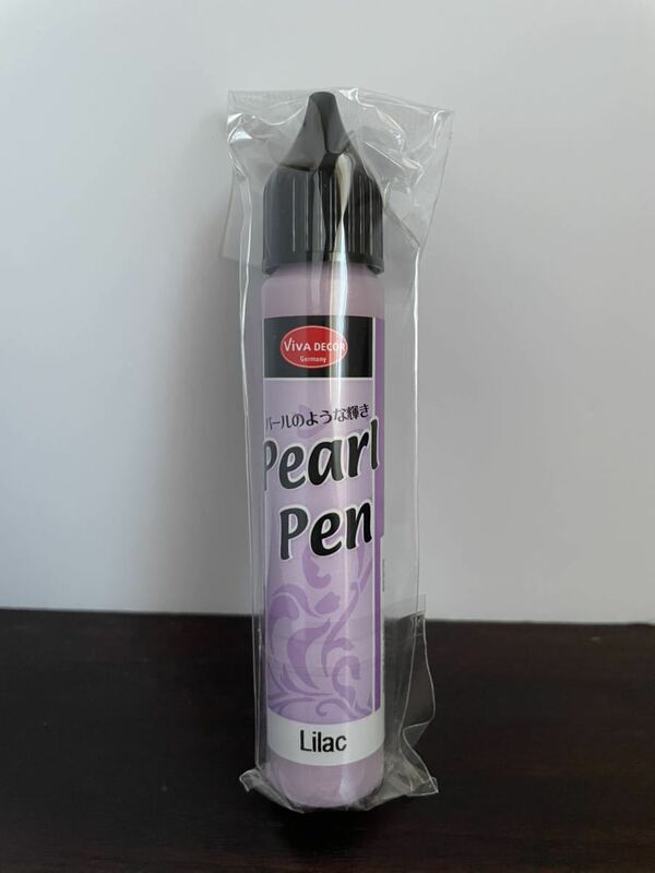 Viva Decor Pearl Pen ライラック Lilac 藤色 紫 25ml 呉竹 ビバ・デコール パールペン ペーパークラフト スクラップブッキングペーパー