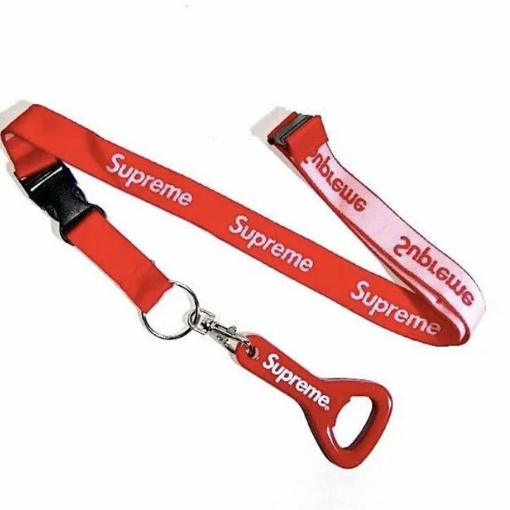  Supreme 14SS Bottle Opener Lanyard シュプリーム ボトルオープナー ランヤード ストラップ 栓抜き ネックレス