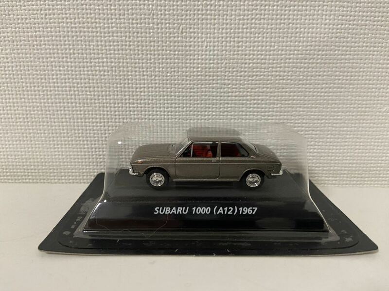 コナミ 1/64 絶版名車コレクション スバル 1000 A12 1967 SUBARU グリーン