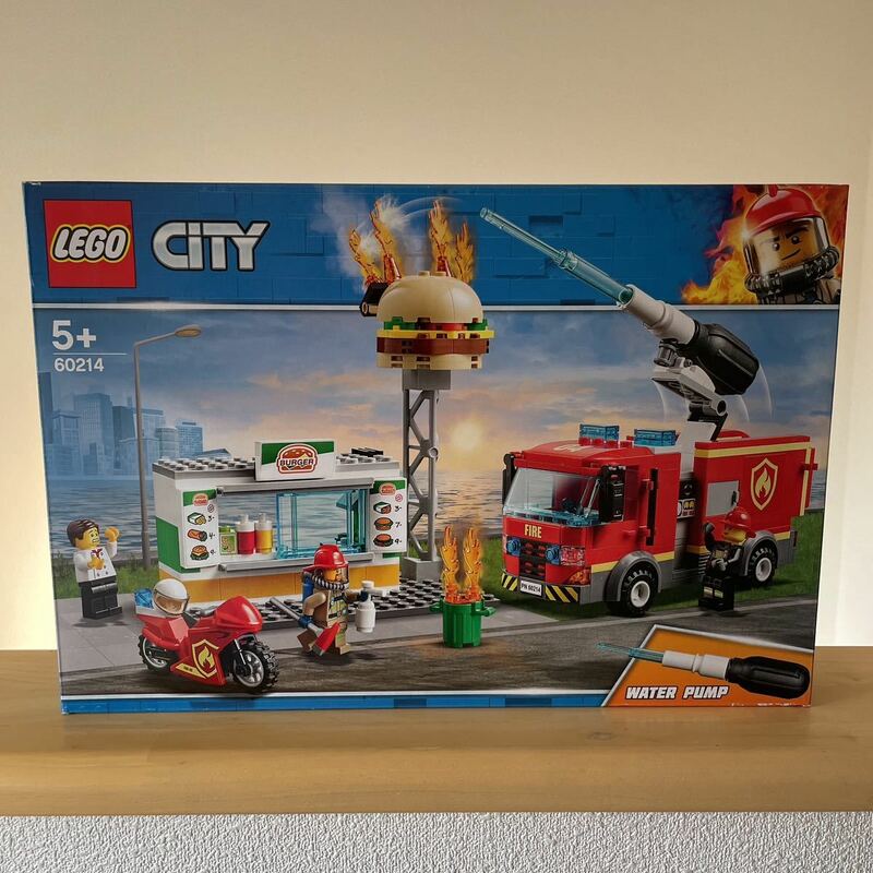 LEGO 60214 レゴシティ ハンバーガーショップの火事