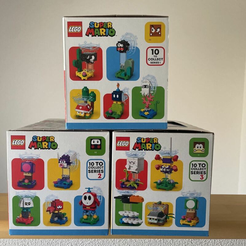 LEGO 71361 71386 71394 レゴマリオ キャラクターパック 各シリーズ1箱合計3箱（54パック）セット