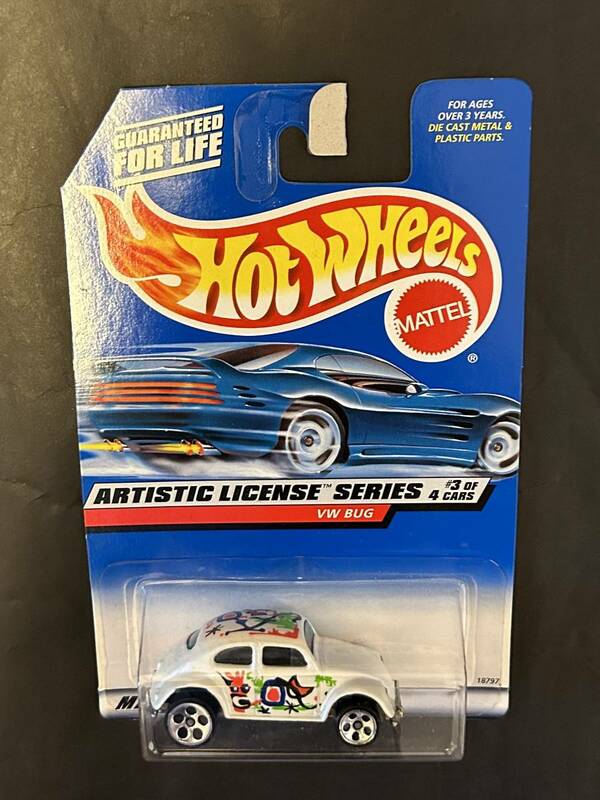 ★即決デッドストック未開封★97年製ホットウィール ARTISTIC LICENSE SERIES VW BUG/USトイミニカーHOT WHEELSビートル