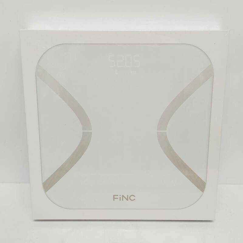●未使用 FINC CS20E-mini オリジナル体組成計 ホワイト 未開封 スマホ管理機能 Bluetooth 体重計 内臓脂肪 BMI M1145