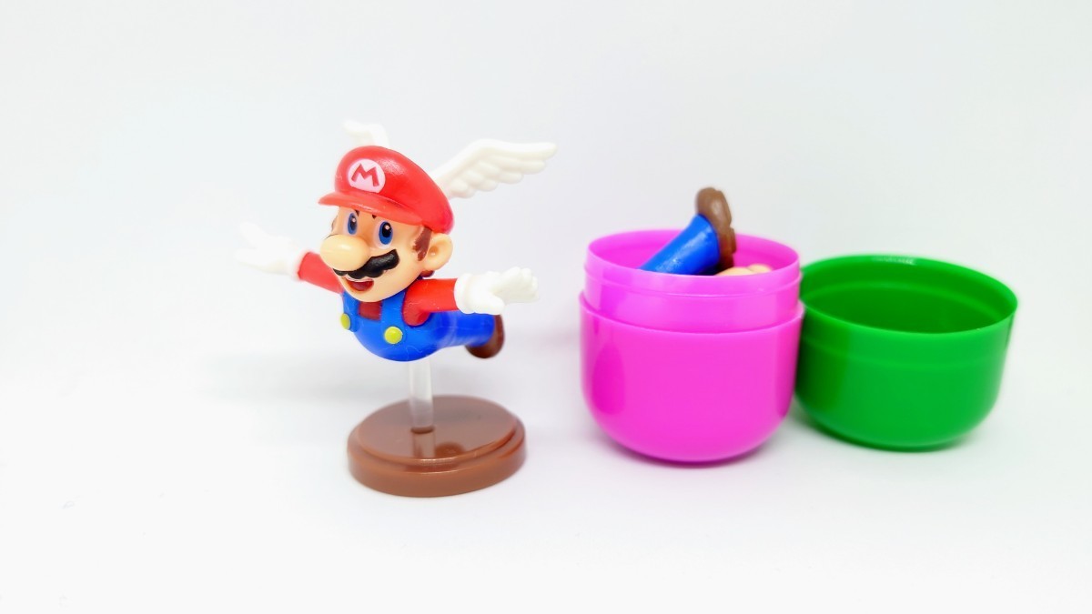 チョコエッグ ④ スーパーマリオ64 羽根マリオ フィギュア Nintendo mario 任天堂 1996 35周年