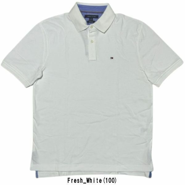 ※訳あり アウトレット(A) TOMMY HILFIGER(トミーヒルフィガー)ポロシャツ Ivy Polo Shirt -Classic Fit 7802266 Fresh_White(100) Mサイズ