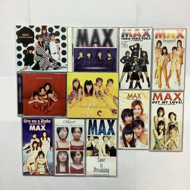 MAX 11CD EMOTIONAL HISTORY MAXIMUM MAXIMUM II MAXIMUM GROOVE GivemeaShake Shinin’on-shini’ love LoveisDreamin 他