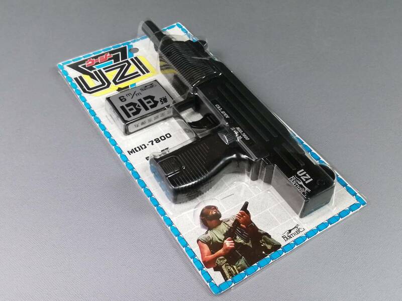 【未開封品】UZI ウージー　MOD.7800　PANTHER　モデルガン　BB弾　日本製　レトロ　希少　「2377」