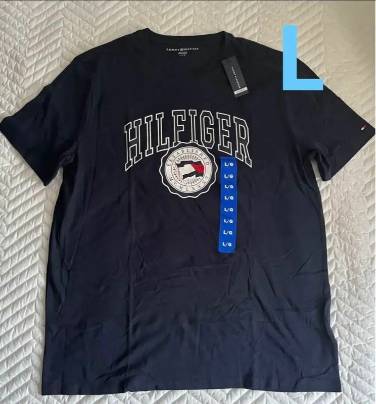 【送料無料】新品 トミーヒルフィガー TOMMY HILFIGER　メンズ　Tシャツ L 紺2