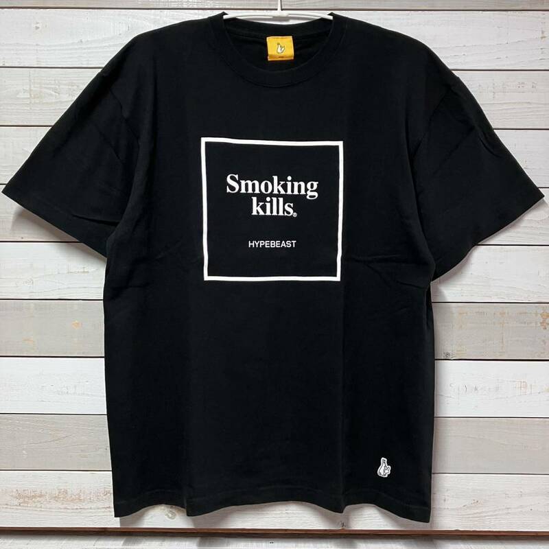 SIZE XL FR2 HYPEBEAST SMOKINGKILLS TEE TSHIRT BLACK エフアールツー ハイプビースト Tシャツ ブラック