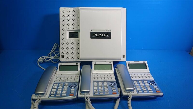 ■通電・内線通話確認済 SAXA(サクサ） 主装置 PT1000std ＋電話機 TD710(W)3台＋2台オマケ　計5台 