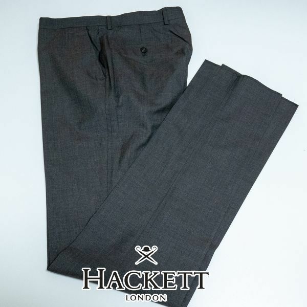 HL45w36 新品/春夏 HACKETT LONDON ハケットロンドン ソリッド トラウザーズ スラックス