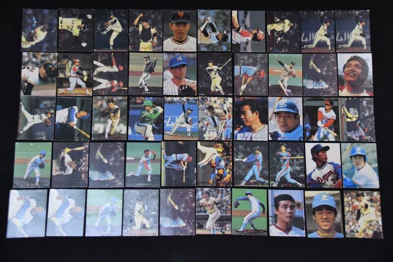 昭和　レトロ　当時もの　カルビー プロ野球 カード　82年　など　まとめて　大量　93枚　即決