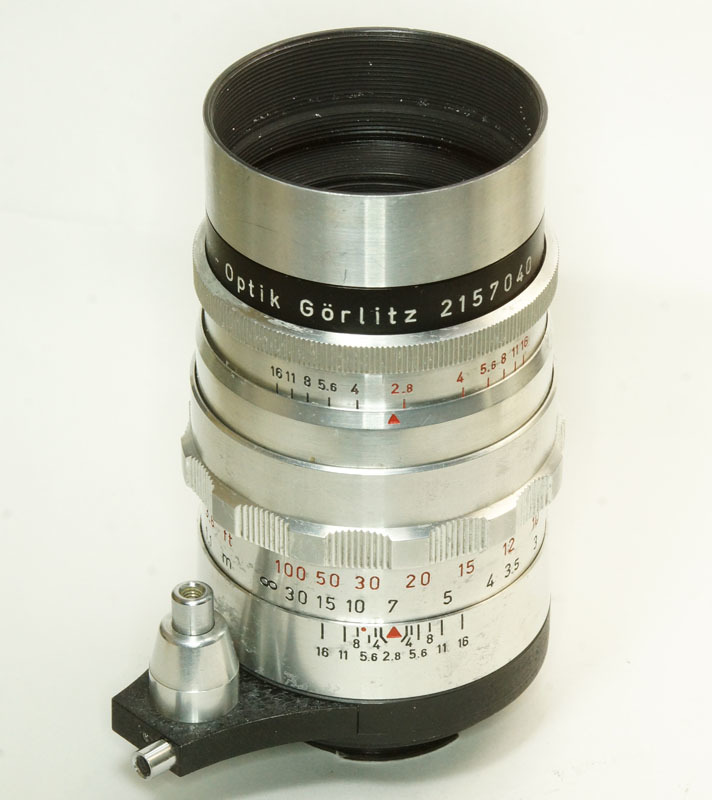 ドイツ製 Meyer-Optik Trioplan 2.8/100 Exakta 7RN-040 シルバー Q1 自動絞 絞羽10枚 レア オリジナル バブルボケ