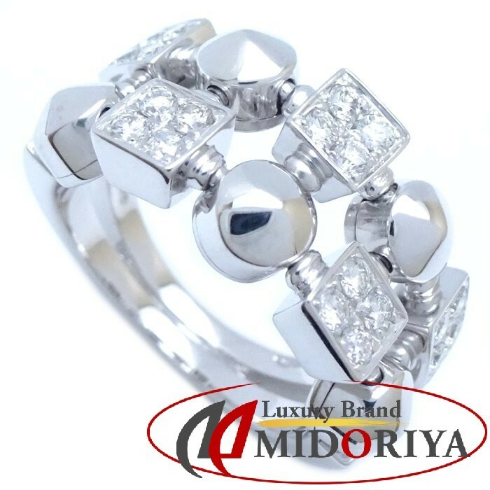 ブルガリ BVLGARI ルチア リング 指輪 ダイヤモンド 11.5号 K18WG ホワイトゴールド / 290171【中古】