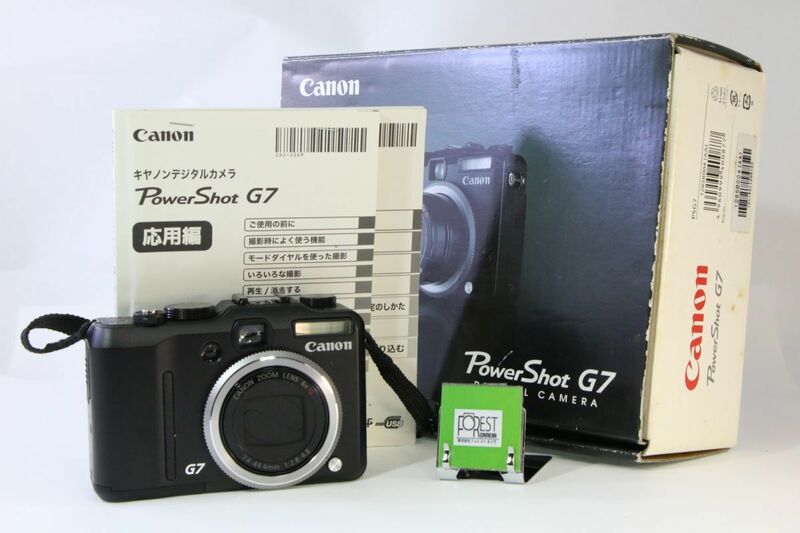 到着後即使える■キヤノン Canon PowerShot G7■バッテリー・チャージャー・8GB SDカード・元箱付き■RR24■RR26