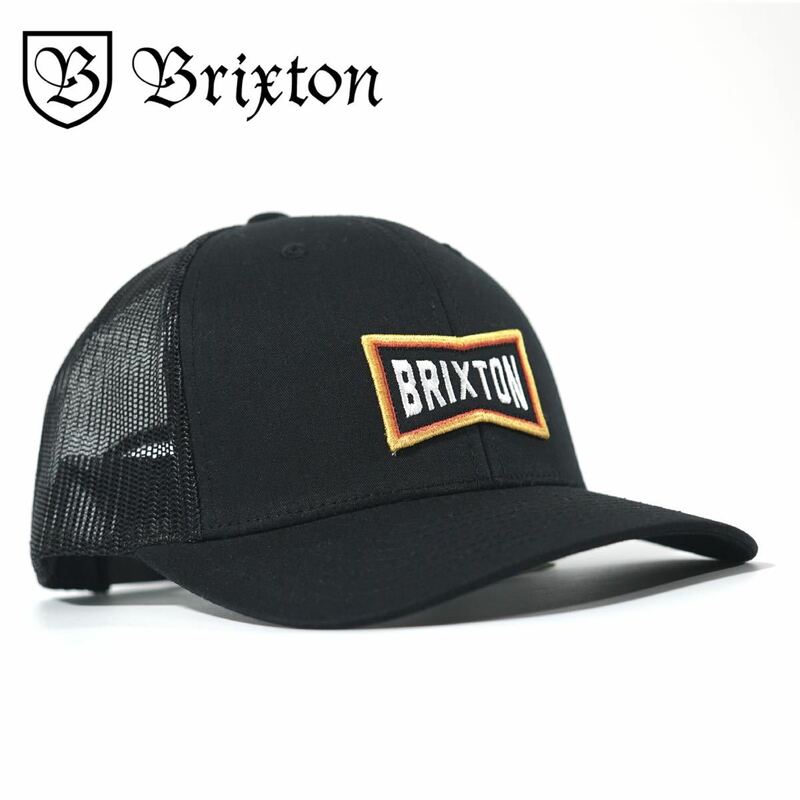 ◆Brixton TRUSS X MP MESH CAP キャップ　ブラック　ブリクストン　トラッカーキャップ　フリーサイズ