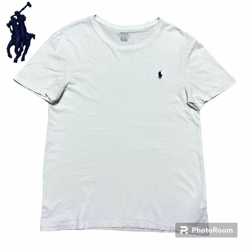 ポロ ラルフローレン ワンポイント 半袖 Tシャツ カスタム スリムフィット　　POLO RALPH LAUREN クルーネック CUSTOM SLIM FIT 柳8022