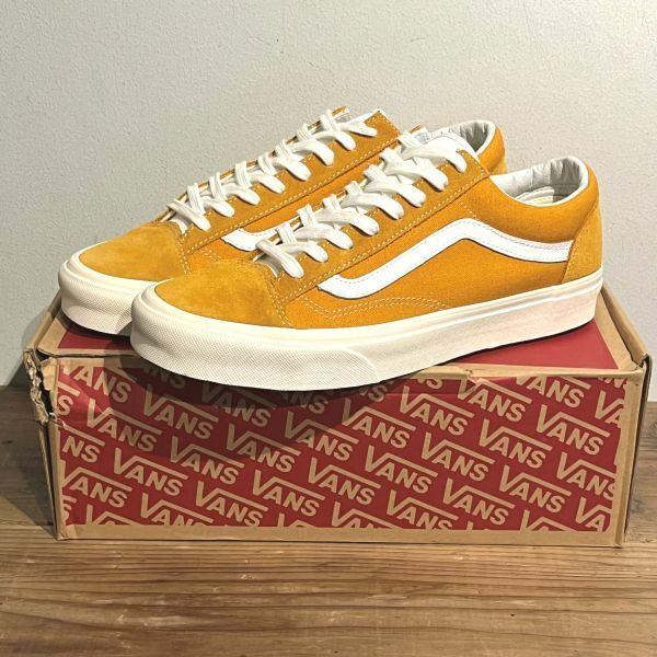 未使用 箱付き VANS バンズ STYLE 36 RETRO SPORT スタイル36 レトロスポーツ VN0A3DZ3UCP 29cm US11サイズ サンフラワー