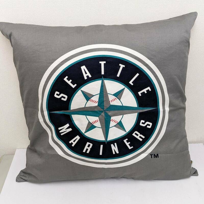 MLB SEATTLE MARINERS シアトル マリナーズ　クッション　枕　キリン淡麗　中古　a178