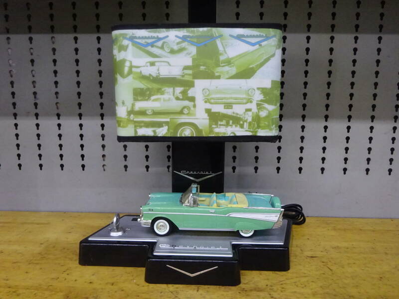 KNG America 1957y Chevy Bel Air convertible table lamp with roaring noise Chevy ベルエア ディスプレイ ビンテージ 絶版 希少