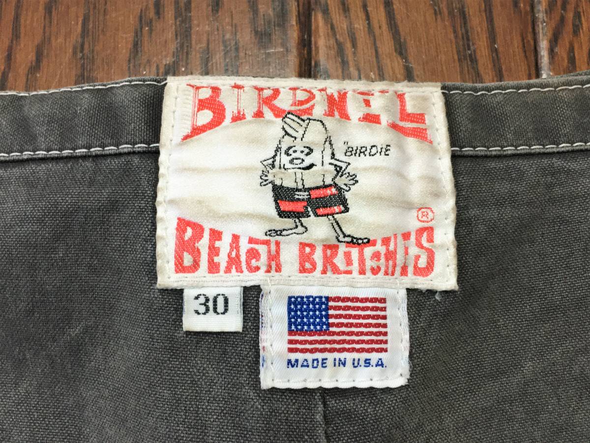 ＵＳＡ製 バードウェル ＢＩＲＤＷＥＬＬ ハーフパンツ 黒 ブラック ３０ サーファー サーフ ショーツ ショートパンツ 短パン アメリカ製
