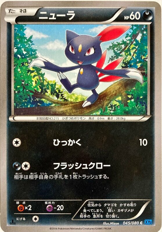 ポケモンカード　ニューラ 045/080　コモン