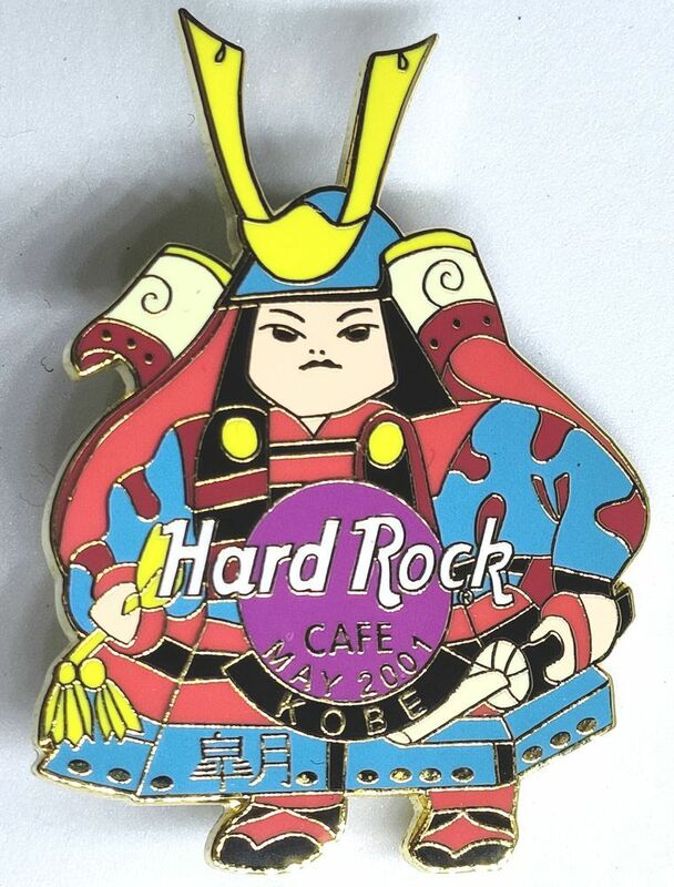 ピンズ　ハードロックカフェ 神戸　皐月 2001 5月人形　子供の日　鎧　HARD ROCK CAFE KOBE　MAY 2001 PIN ARMOR 　ピンバッジ ピンバッチ