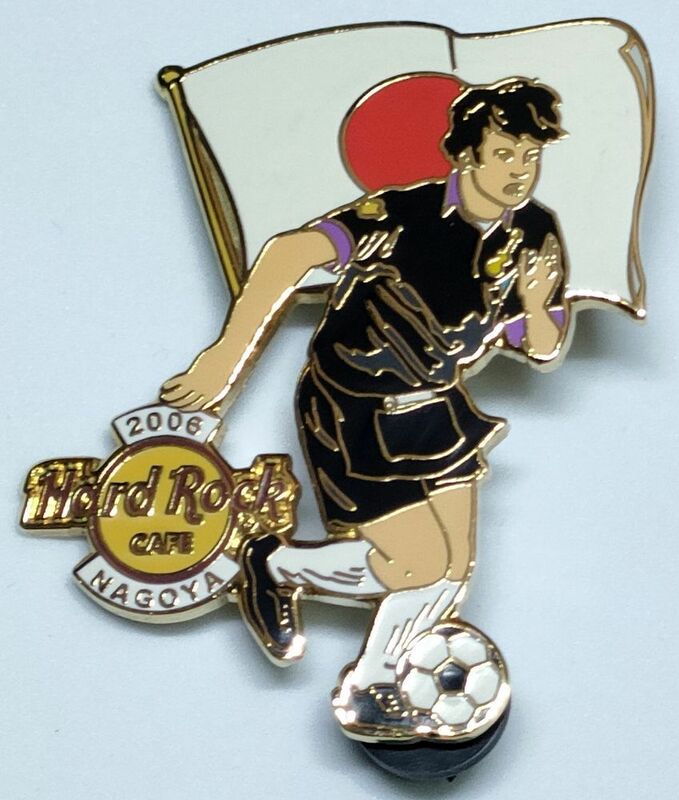 ピンズ　ハードロックカフェ 名古屋　サッカー シリーズ　2006 日の丸　HARD ROCK CAFE NAGOYA SOCCER SERIES PIN ピンバッジ ピンバッチ