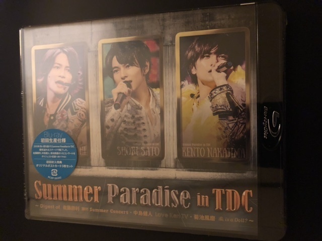 Summer Paradise in TDC　Sexy Zone　初回生産仕様　Blu-ray　4988013493988　新品　即決